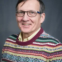 A man wearing glasses