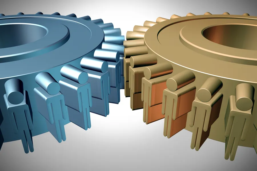 Illustrasjonsbilde tannhjul