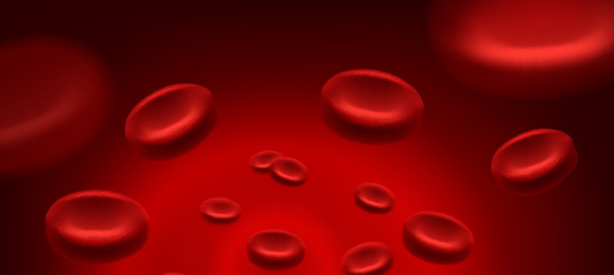 En gruppe røde sirkler