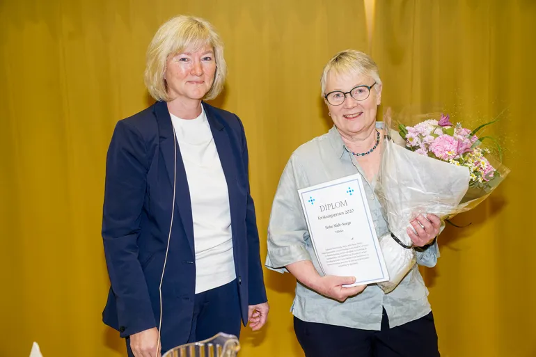 Foto av Jorun Sandvik og Toril Grøtte