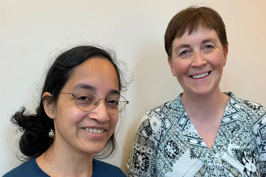 Nicola Kols til venstre og Siv Anita Kvaal til høyre