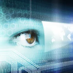 Et nærbilde av en persons øye